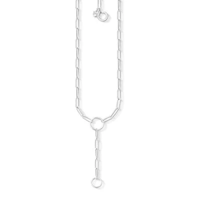 Obrázek Thomas Sabo Dámský řetízek ve tvaru Y 925 Sterlingové stříbro X0276 001 21 L50, stříbro, Bez drahokamu