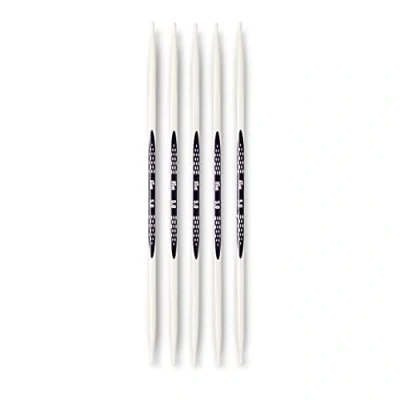 Obrázek PRYM Double point ergonomické pletací jehlice/jehly, High Performance plast, vícebarevný, 5 mm, délka 20 cm, sada