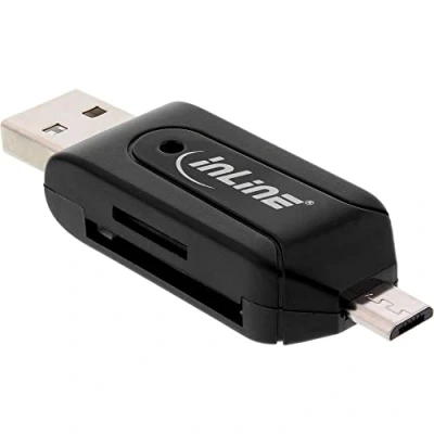 Obrázek InLine 66779 čtečka karet pro SD a microSD, Android (OTG) PC