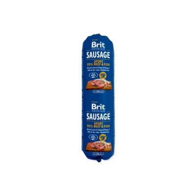 Obrázek BRIT Sausage Sport Beef &amp; Fish 800g