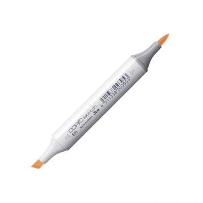 Obrázek COPIC Popisovač Sketch Typ E 51, Milky White, profesionální zvýrazňovač štětců, se super hrotem na chleba a špičkou pro střední pečení