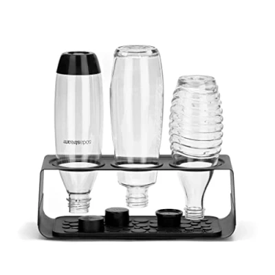 Obrázek SodaStream Prémiový odkapávač lahví z ušlechtilé oceli kompatibilní lahve Barva: matná černá