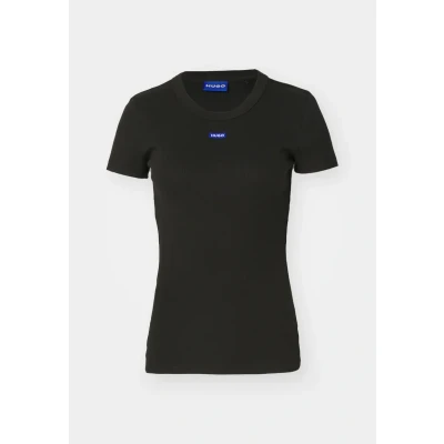 Obrázek HUGO EASY TEE Jednoduché tričko, Ženy, Velikost: XS, Black