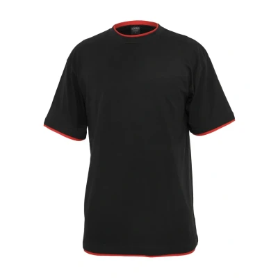 Obrázek Urban Classics Jednoduché tričko, Muži, Velikost: 5XL, Black/red