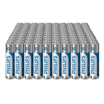Obrázek Philips Ultra AAA alkalické baterie ideální pro firmy a velké použití, 100 kusů