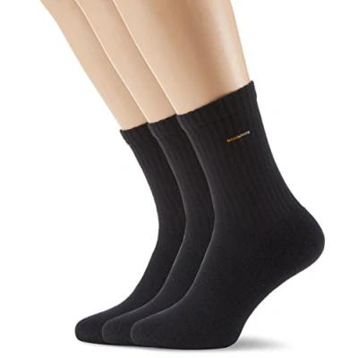 Obrázek camano Tennis Socks Unisex 3 PACK Sportovní ponožky, Velikost: 43 46, Black