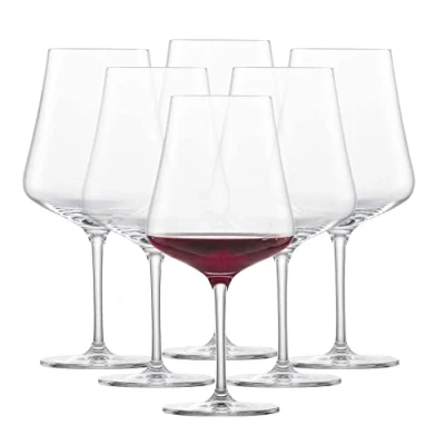 Obrázek SCHOTT ZWIESEL Burgundská sklenice na červené víno Fine (6dílná sada), stylové víno, tritanové křišťálové vhodné do myčky, Made in Germany (výr. č. 113769)