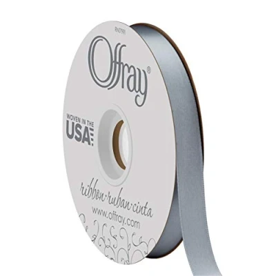 Obrázek Doppelseitiges Satinband, 45,7 m, Dusty Blue