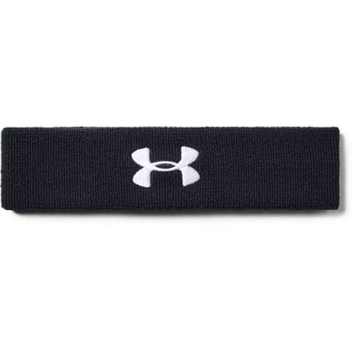 Obrázek Under Armour UA RIVAL TERRY SHORT, pohodlné sportovní šortky, krátké kalhoty z francouzského materiálu French Terry, pánské, černé/onyxově bílé, L