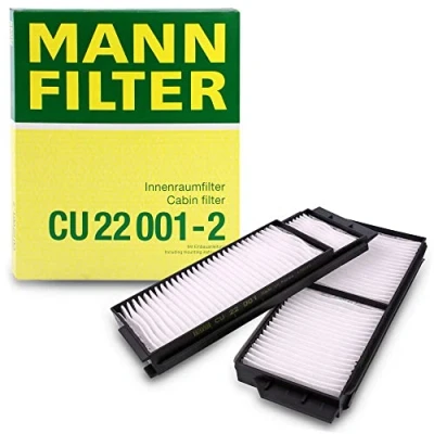 Obrázek MANN FILTER Interiérový filtr CU 22 001 2 sada kabinových vzduchových filtrů (sada ks) pro osobní automobily