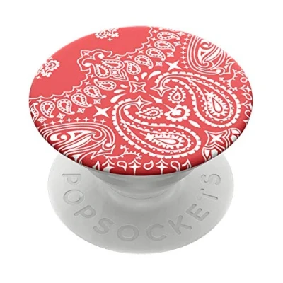 Obrázek PopSockets vyměnitelná, výsuvná patice a rukojeť pro smartphony tablety Red Bandana