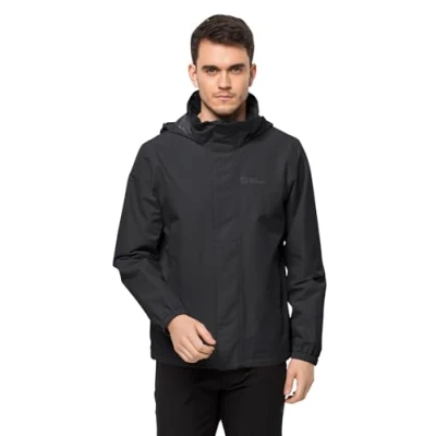 Obrázek Jack Wolfskin Stormy Point Vodotěsná bunda, Muži, Velikost: XL, Black