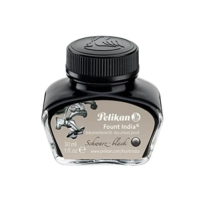 Obrázek Pelikan Plastové nádoby 221143 Fount India, 30 ml, 1 sada, černá