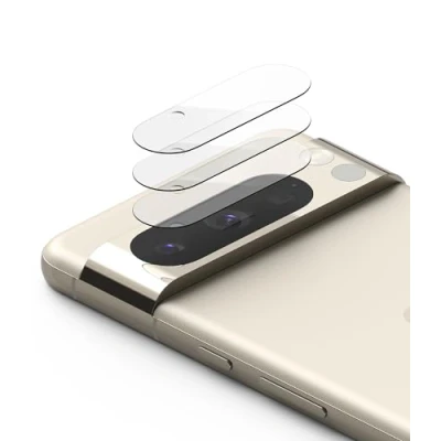 Obrázek Ringke Camera Glass kompatibilní s Google Pixel 8 pro (2023) 3 kusy sklo fotoaparát ochranná fólie proti poškrábání tvrzené čočky kamery ochrana skla