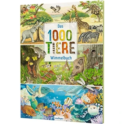 Obrázek Das 1000 Tiere Wimmelbuch: Heimische &amp; aus aller Welt
