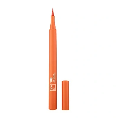 Obrázek 3INA MAKEUP The Color Pen Eyeliner 188 oranžové tekuté oční linky 10 h dlouhotrvající matná tužka na s přesnou špičkou vysoce pigmentovaná tekutá liner Vegan bez Cruelty