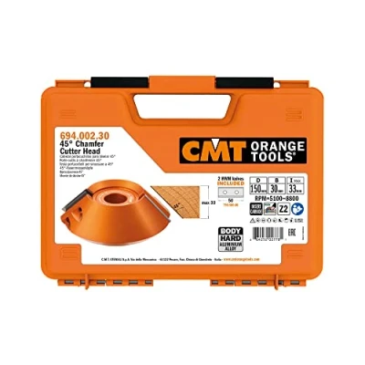 Obrázek CMT ORANGE TOOLS 694.002.30 HARTMETALL FASEMESSERKOPF 45 Z2 D=150X35X30