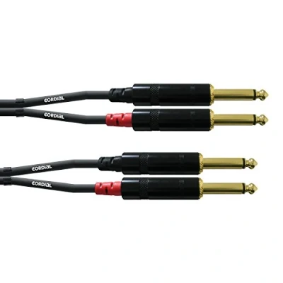 Obrázek CORDIAL kabel AUDIO dvojitý Jack mono 1,5 m Essentials