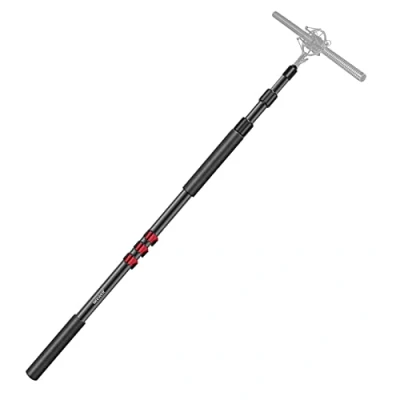 Obrázek Neewer Přenosné rameno na mikrofon se 3 částmi, roztažitelné, standardním závitem (1,6 cm (5/8&quot;) a 27 TPI) nastavitelnou délkou od 91 do 244 (NW 7000)