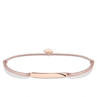 Obrázek Thomas Sabo Dámský náramek Little Secret Classic 925 sterlingové stříbro LS027 597 19 L20v, látka, Bez kamene