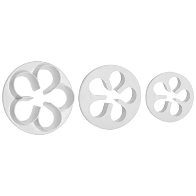 Obrázek PME FP900 5 Blüten Ausstecher, Größen 2X/3X/4X, Kunststoff, Weiß, x cm