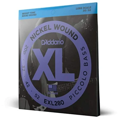 Obrázek D&#039;Addario E Basové kytarové struny Bass pro basovou kytaru Guitar EXL280 Piccolo Bass, 2052 Long Scale