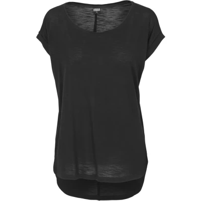 Obrázek Urban Classics SLUB TEE Jednoduché tričko, Ženy, Velikost: XS, Black