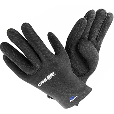 Obrázek Cressi Neoprenové rukavice High Stretch, černé/logo modré, L