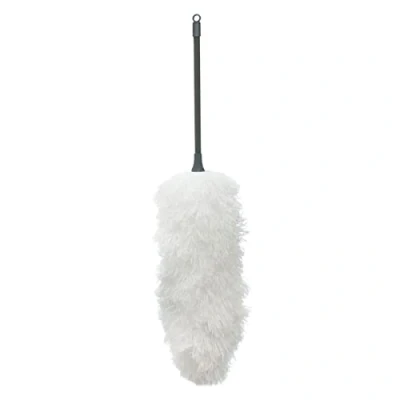 Obrázek JVL Leichter, Flexibler Mikrofaser Staubwedel mit Stange, grau,