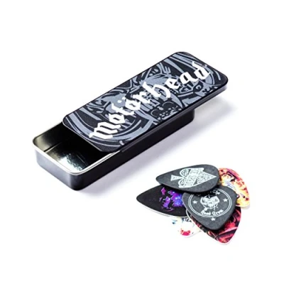 Obrázek JIM DUNLOP Plektrum Motörhead, krabička z kovu se 6 kusy, střední, vícebarevná