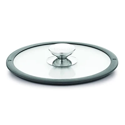 Obrázek Berndes 007576 skleněná poklice silikonový okraj s černým 16 cm