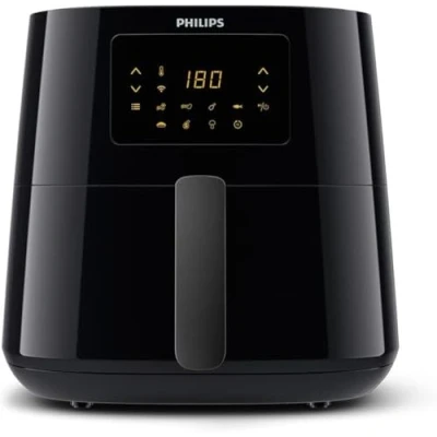 Obrázek Philips HD9280/90 Airfryer XL Essential (horkovzdušná fritéza, 2000 W, kapacita 1200 g, digitální displej, WiFi připojení) černá
