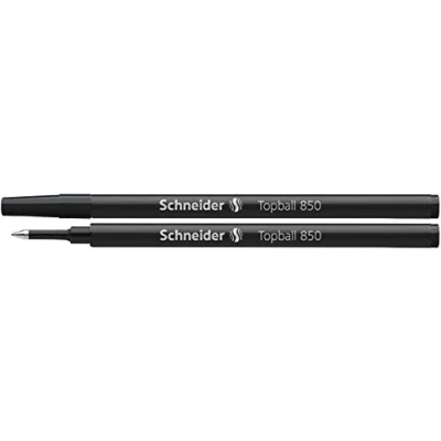 Obrázek Schneider 8501 Topball 850 kuličkové pero náplň (euro formát, tloušťka linky 0,5 mm) balení po 10 kusech černé