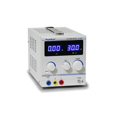 Obrázek Peak Tech 1 kanálový Linear pro Geregeltes DC laboratoři síťový adaptér 0 30 V/0 5 A S bezpečnostním trafo, kus, P 6140