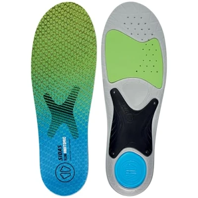 Obrázek Sidas Unisex Run Anatomic Insoles, Green, L (42 43) EU
