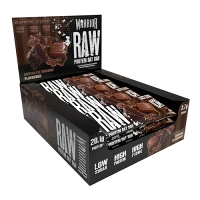 Obrázek Warrior Raw Protein Flapjack, Chocolate Brownie 12 barů, 930 g