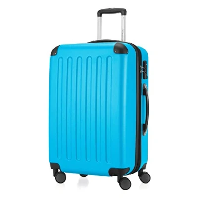 Obrázek Hauptstadtkoffer pouzdro Spree kufr na kufry Trolley Rozšiřitelný, TSA, 4 kola, 65 cm, 74 litrů, azurová