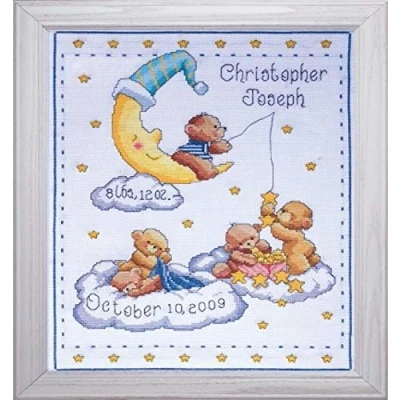 Obrázek Tobin Heavenly Bears Sampler, Multi Color,8&quot; x 10&quot;