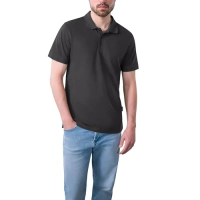 Obrázek HRM pánské Heavy Performance Polo I Premium polotričko Basic polokošile lze prát do 60 C Kvalitní a udržitelné oblečení Workwear, Tmavě šedá