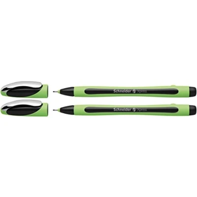 Obrázek Schneider Xpress Fineliner (inkoust na dokumenty, tloušťka linky 0,8 mm, Made in Germany) sada 2 ks, černá