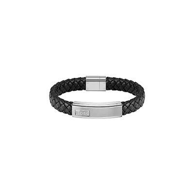 Obrázek BOSS Jewelry náramek pro muže kolekce LANDER, Kůže, Bez Gemstone