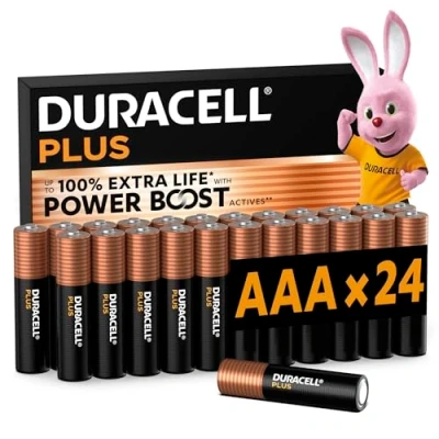 Obrázek DURACELL Plus AAA Batterien (24er Pack) Alkaline 1,5 V