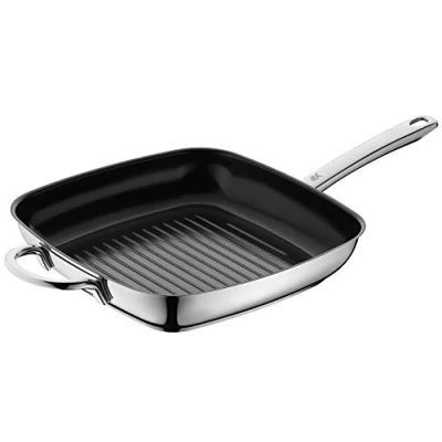 Obrázek WMF Durado grilovací pánev, indukční, drážkovaná 28 x cm, nerezová ocel Cromargan, s povrchovou úpravou, keramická povrchová úprava, vhodná