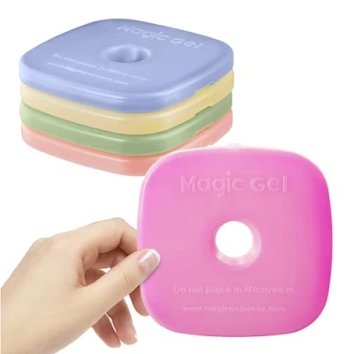 Obrázek Magic Gel 5dílná sada chladicích akumulátorů pro obědový box 5 do chladicí tašky baterie velká Ice Pack prvky