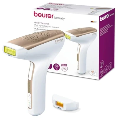 Obrázek Beurer IPL Velvet Skin Pro, trvalé odstranění chloupků, klinicky testováno, velká světelná plocha, 300 000 světelných impulzů