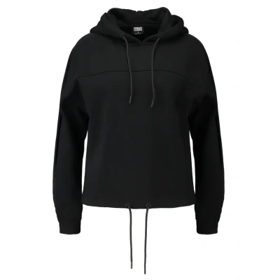 Obrázek Urban Classics Ladies Inset Hoody Mikina s kapucí, Ženy, Velikost: XS, Black