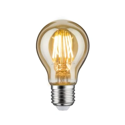 Obrázek Paulmann 28522 LED žárovka Vintage AGL 6W Retro osvětlovací prostředek Univerzální lampa stmívatelná žhavicí vlákno E27 Filament zlato 1700 K zlaté světlo 470 lumenů, lm