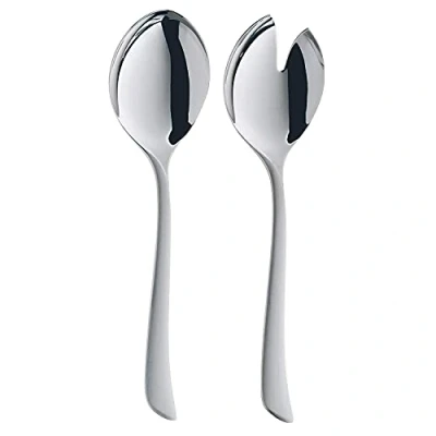 Obrázek WMF Virginia Salátový příbor ušlechtilá ocel 23,8 cm, salátová vidlička, servírovací lžíce, Cromargan protect částečně matovaný, odolný proti poškrábání, lze mýt v myčce