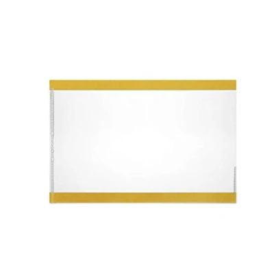 Obrázek Durable 564019 Samolepicí taška A6, pro uložení dokumentů A6 v deskách a pořadačích, balení po 100 ks průhledné