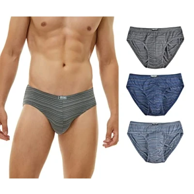 Obrázek KNITLORD pánské spodky slipy z bambusu prodyšné měkké barevné balení 3 ks, Bambus ks